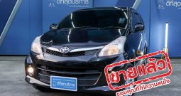 TOYOTA AVANZA 1.5 S สีดำ ปี 2012
